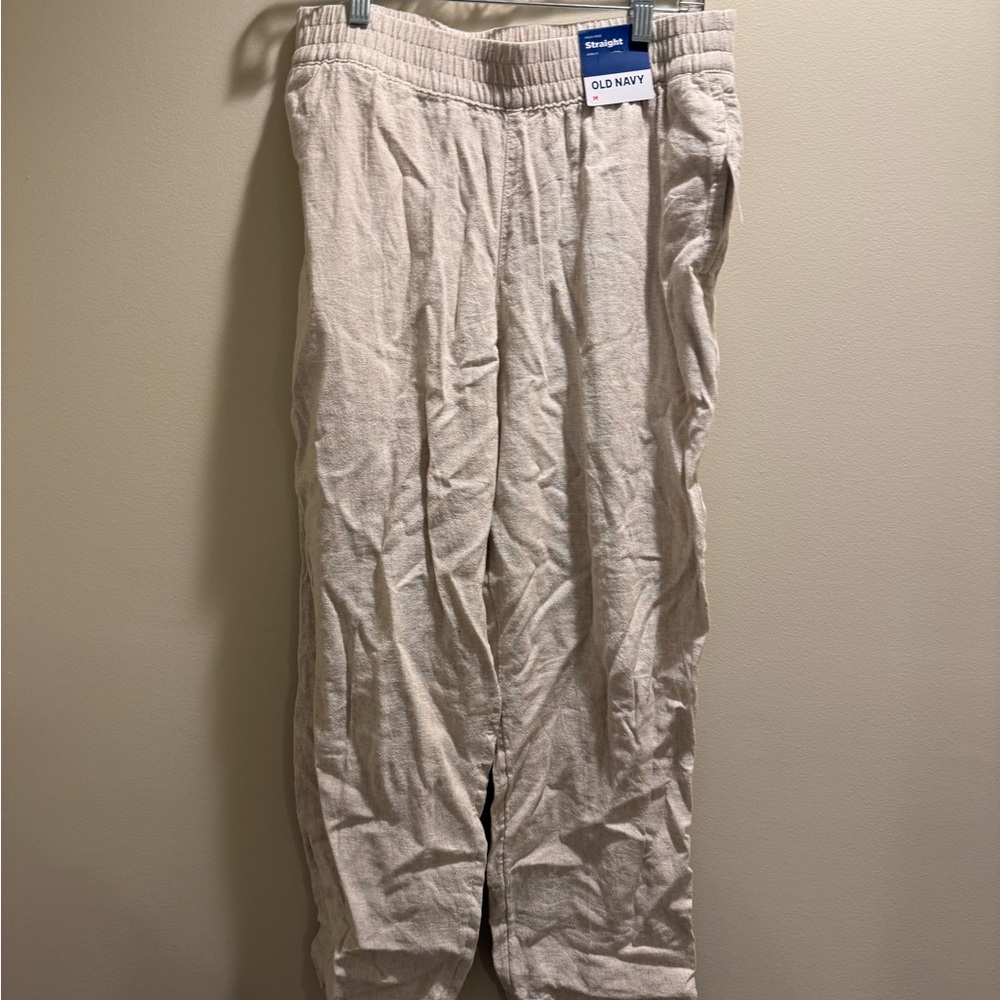 Old Navy linen pants size medium